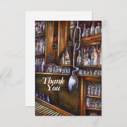 impliciet begrepen bedankkaart (Voorkant / Achterkant)