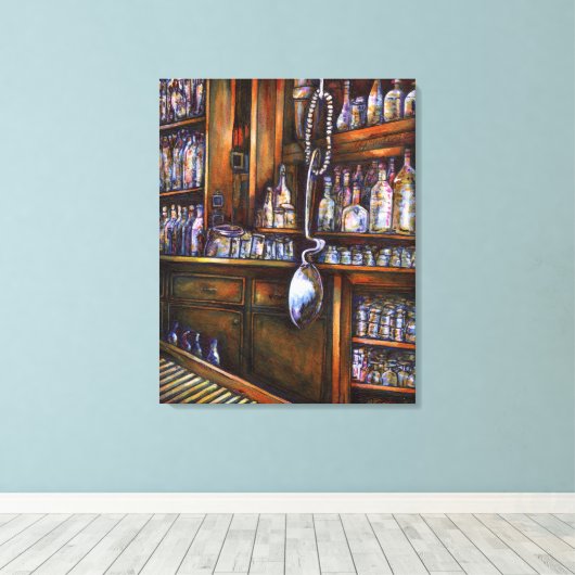 impliciet begrepen canvas afdruk (Insitu (Houten vloer))