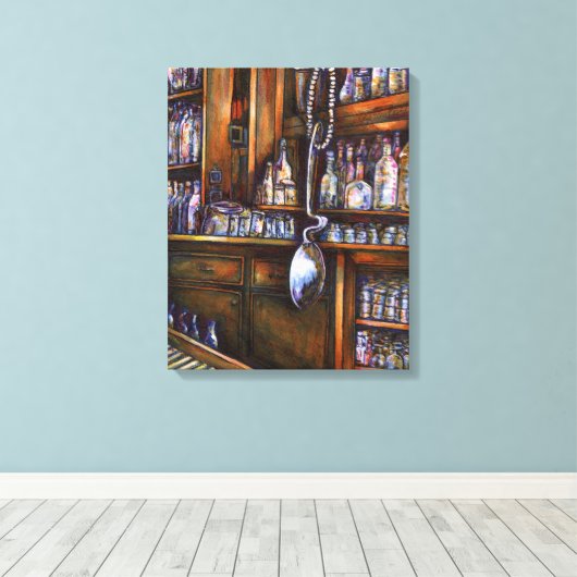 impliciet begrepen canvas afdruk (Insitu (Houten vloer))