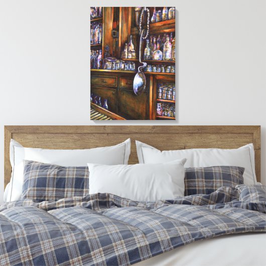 impliciet begrepen canvas afdruk (Insitu (Slaapkamer))