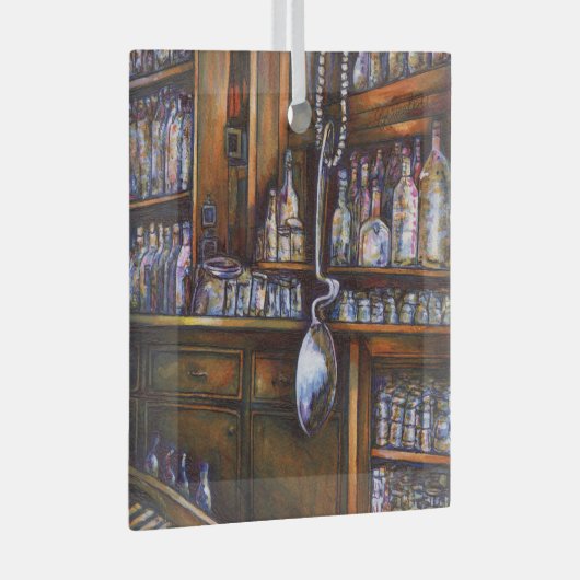 impliciet begrepen glas ornament (Voorkant Rechts)