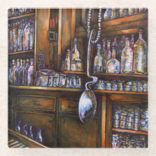 impliciet begrepen glazen onderzetter