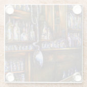 impliciet begrepen glazen onderzetter (Achterkant)