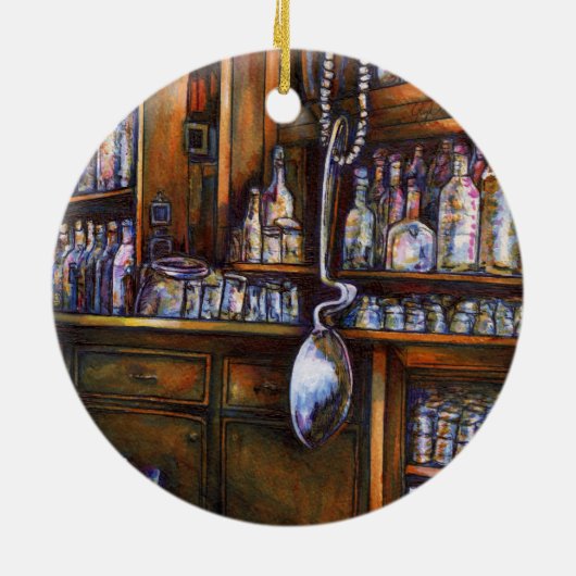 impliciet begrepen keramisch ornament (Achterkant)