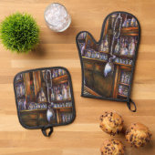impliciet begrepen ovenwant & pannenlap set (Top down)