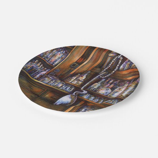 impliciet begrepen papieren bordje (Gekanteld)