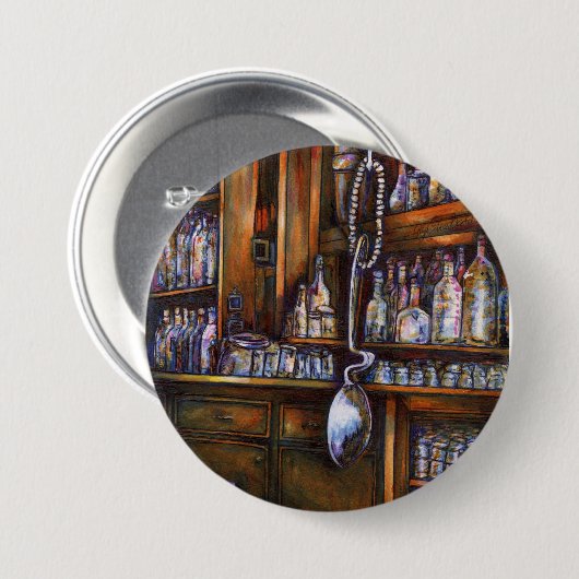 impliciet begrepen ronde button 7,6 cm (Voorkant /achterkant)