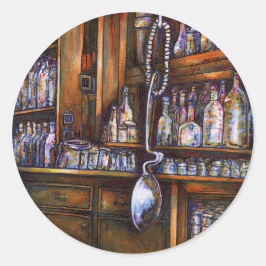 impliciet begrepen ronde sticker (Voorkant)