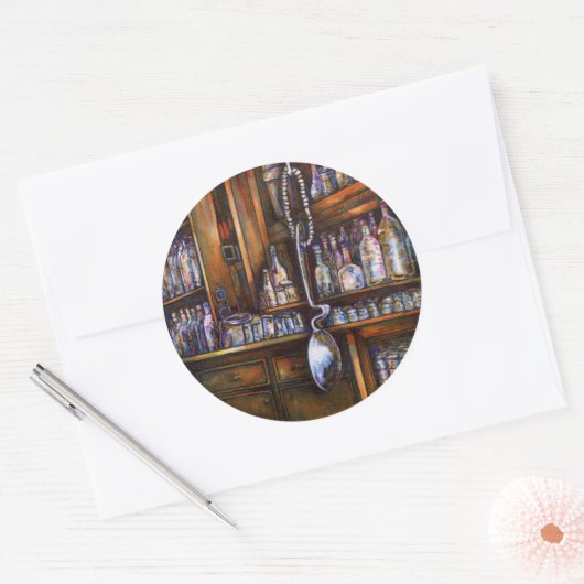 impliciet begrepen ronde sticker (Envelop)