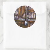 impliciet begrepen ronde sticker (Tas)