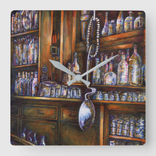 impliciet begrepen vierkante klok