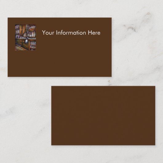 impliciet begrepen visitekaartje (Voorkant / Achterkant)