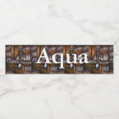 impliciet begrepen waterfles etiket (Enkel label)