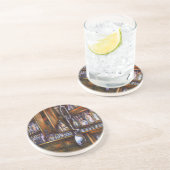 impliciet begrepen zandsteen onderzetter (Zijkant)