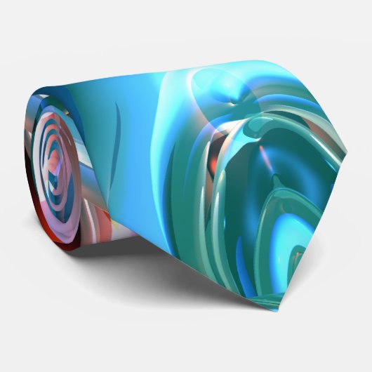 Implosie Abstract Stropdas (Opgerold)