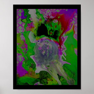 implosie-Sticker Poster