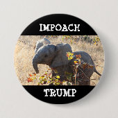 iMPOACH TRUMP Donald Trump Button (Voorkant)