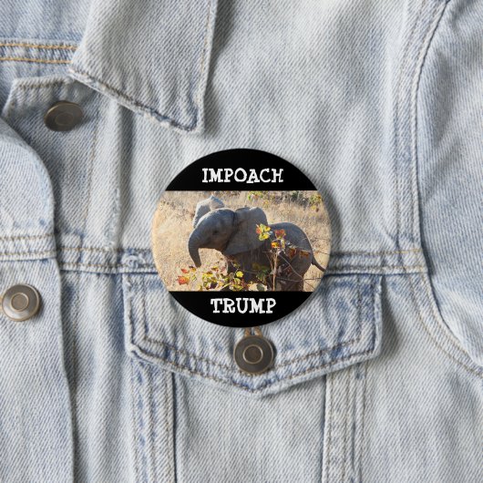 iMPOACH TRUMP Donald Trump Button (In situ)