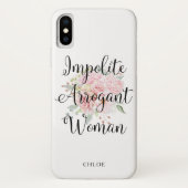Impolite Arrogant Woman | Elizabeth Warren Case-Mate iPhone Case (Achterkant)