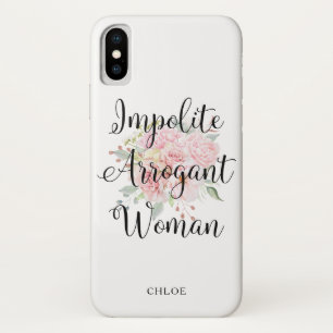 Impolite Arrogant Woman Elizabeth Warren Case-Mate iPhone Case