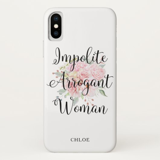 Impolite Arrogant Woman | Elizabeth Warren Case-Mate iPhone Case (Achterkant)