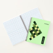Imponerend groen blok - Back to School Notitieboek (Binnen)