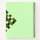 Imponerend groen blok - Back to School Notitieboek (Achterkant)