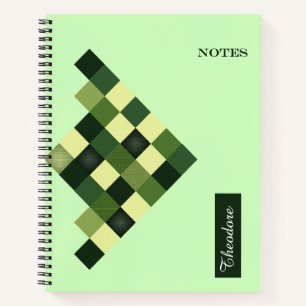 Imponerend groen blok - Back to School Notitieboek