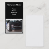 Import en service van Luxekars Visitekaartje (Voorkant / Achterkant)