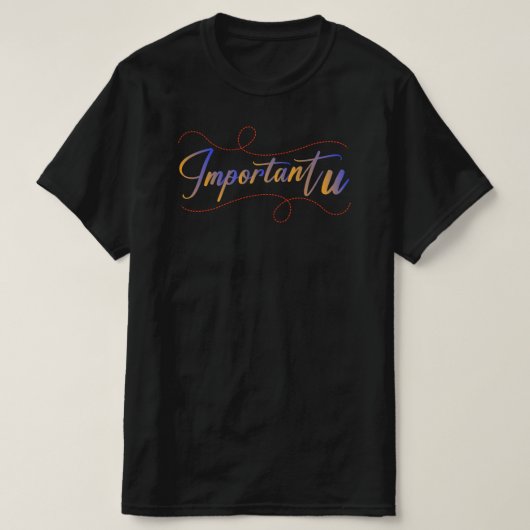 important u t-shirt (Design voorkant)