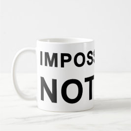 Impossible Is Nothing Koffiemok