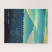 Impossiblle Puzzle - Tropische vulkaan Legpuzzel (Horizontaal)