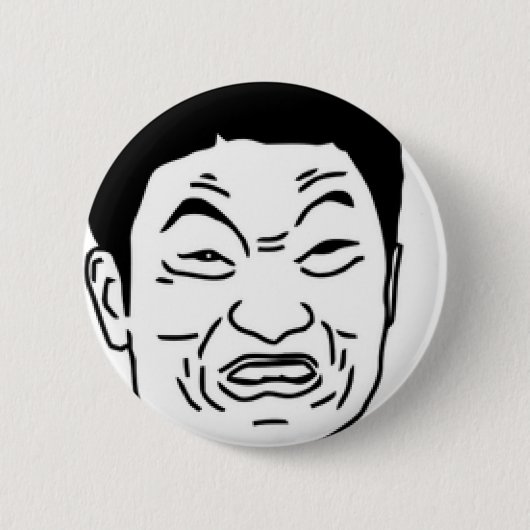 Impossibru!! Comic Face Ronde Button 5,7 Cm (Voorkant)