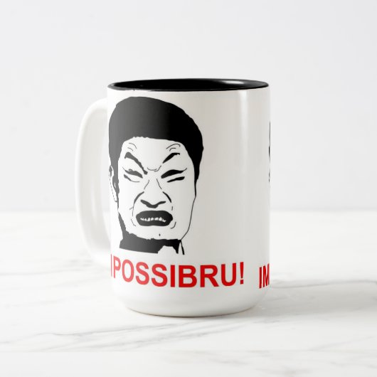 IMPOSSIBRUUUUUU!!!! TWEEKLEURIGE KOFFIEMOK (Voorkant links)