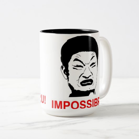 IMPOSSIBRUUUUUU!!!! TWEEKLEURIGE KOFFIEMOK (Voorkant rechts)