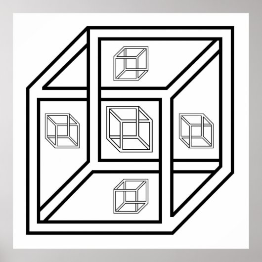 Impossilbe Cube Poster (Voorkant)