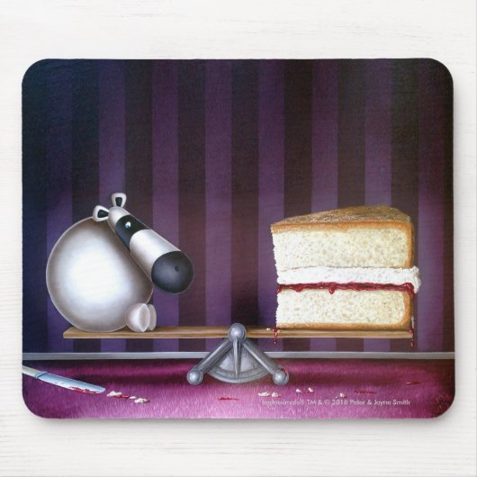 Impossimal© - "A Balanced Diet" Muismat (Voorkant)