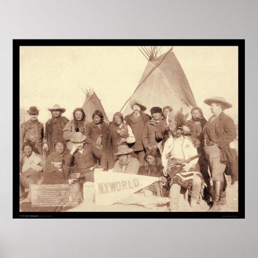 Imposter & Lakota Indians SD 1891 Poster (Voorkant)