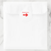 Impostor - Funny video game Apparel Ronde Sticker (Tas)