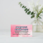 Impresio para Tarjetas de Presentacion Imprime Visitekaartje (Staand voorkant)