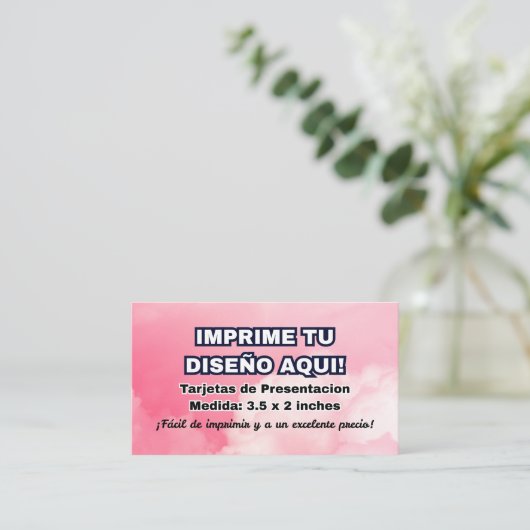 Impresio para Tarjetas de Presentacion Imprime Visitekaartje (Staand voorkant)