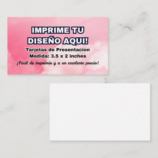 Impresio para Tarjetas de Presentacion Imprime Visitekaartje (Voorkant / Achterkant)