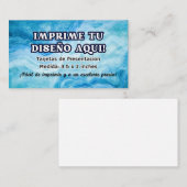 Impresion para Tarjetas de Presentacion Negocio Visitekaartje (Voorkant / Achterkant)