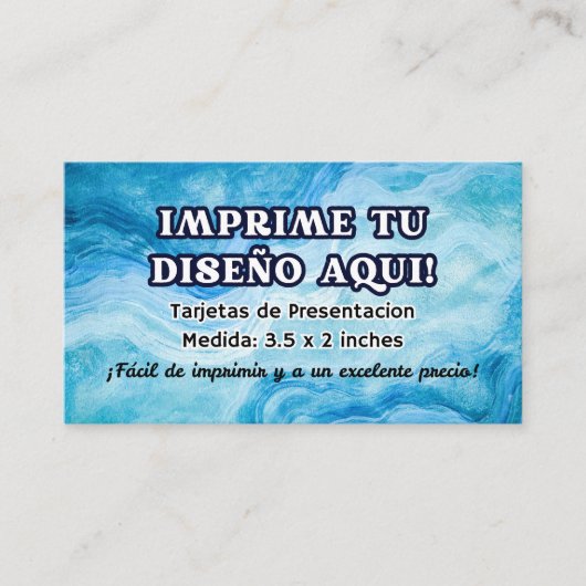 Impresion para Tarjetas de Presentacion Negocio Visitekaartje (Voorkant)