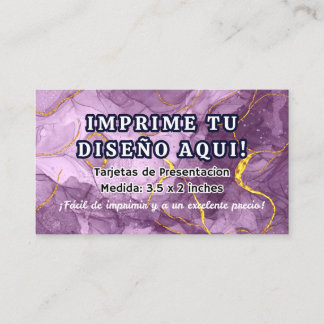Impresion para Tarjetas de Presentacion Negocio Visitekaartje