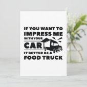 Impress Food Truck Bedankkaart (Staand voorkant)