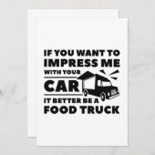 Impress Food Truck Bedankkaart (Voorkant / Achterkant)
