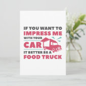 Impress Food Truck Bedankkaart (Staand voorkant)