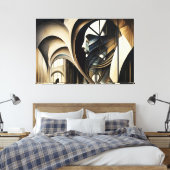 Impressão em Tela Abstract Realism Canvas Afdruk (Insitu (Slaapkamer))