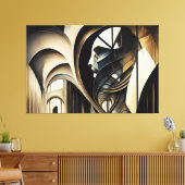 Impressão em Tela Abstract Realism Canvas Afdruk (Insitu (Woonkamer))